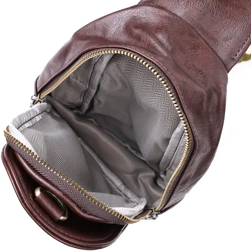 Сумка Vintage через плечо из экокожи 13х23х7 см sum0026985 - фото 7