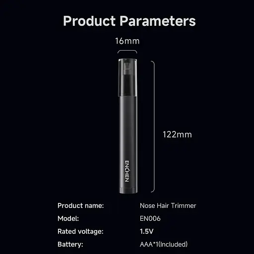 Триммер для носа и ушей Enchen EN006 [153403] - фото 17