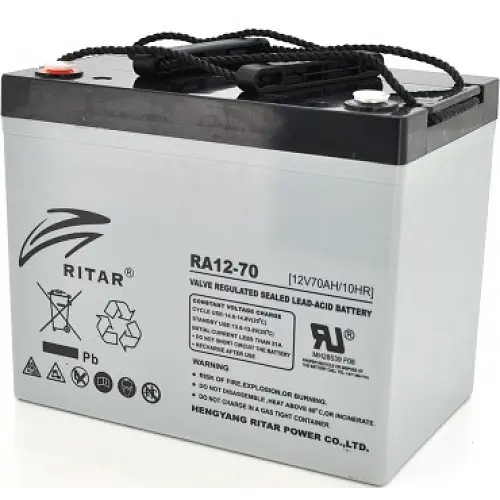 Акумулятор Ritar AGM RA12-70, Gray Case, 12V 70Ah