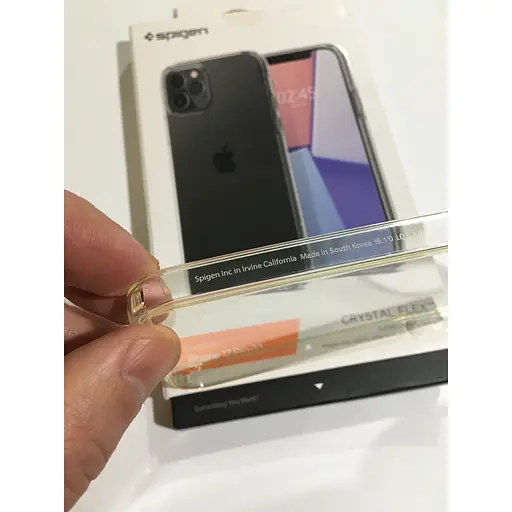 Оригинальный прозрачный силиконовый чехол для Iphone 12 Pro Spigen Liquid Crystal ACS01517 - фото 5