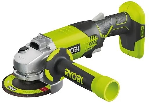 Шлифмашина угловая Ryobi ONE+ R18AG-0 аккумуляторная 18 В без АКБ и ЗУ - фото 1