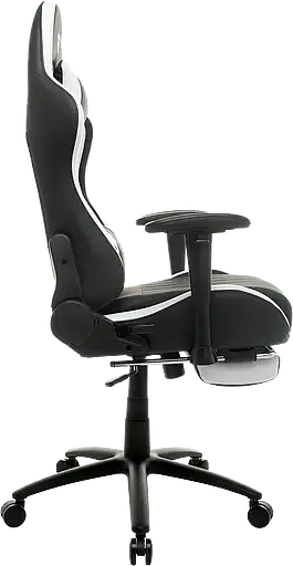 Геймерське крісло GT Racer чорне з білим (X-2534-F Black/White) - фото 4