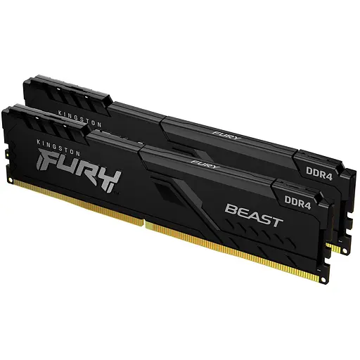Оперативная память Kingston Fury Beast Black DDR4, 2x8GB/3600 (KF436C17BBK2/16)