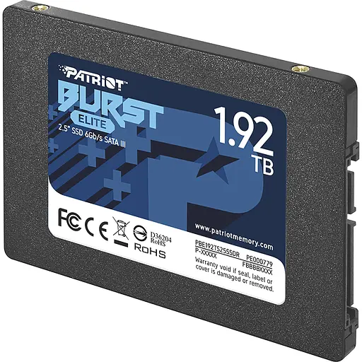 SSD накопичувач Patriot Burst Elite 1.92 TB (PBE192TS25SSDR) [153433] - фото 3