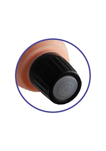 Реалістичний вібратор Boss Adam 22,5 см (тілесний) - фото 9