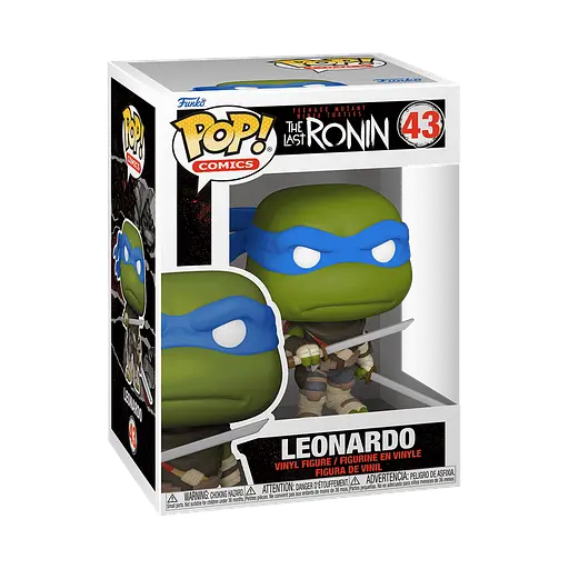Коллекционная фигурка Funko Pop Черепашек-ниндзя Последний Ронин Леонардо TMNT Last Ronin Leonardo 10 см FP - фото 3