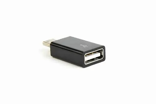 Переходник Type-C (M) - USB 2.0 (F), черный, Cablexpert (CC -USB2-CMAF-A)