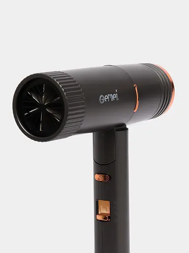 Маленький дорожній складний міні фен Gemei GM-1788 для сушіння укладання волосся компактний електрофен 1800 Вт - фото 2