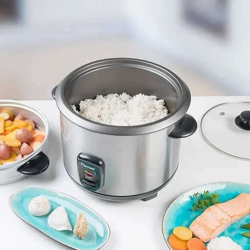 Рисоварка из нержавеющей стали с пароваркой АРК180 - фото 5