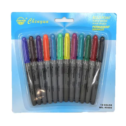 Набор маркеров малых ChenYun 12 цветов