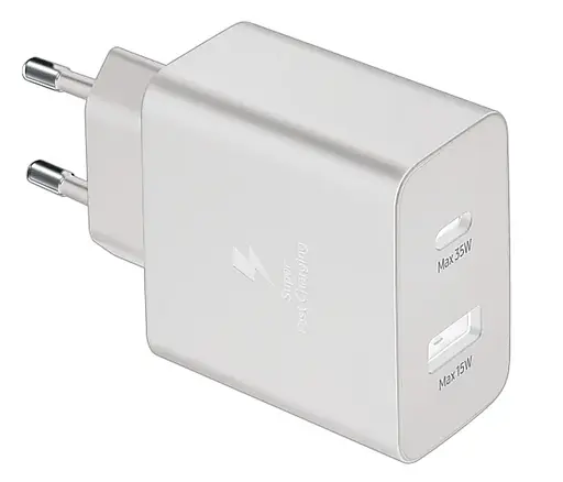 Мережевий зарядний пристрій Samsung S22 35W High c0py Білий - фото 1