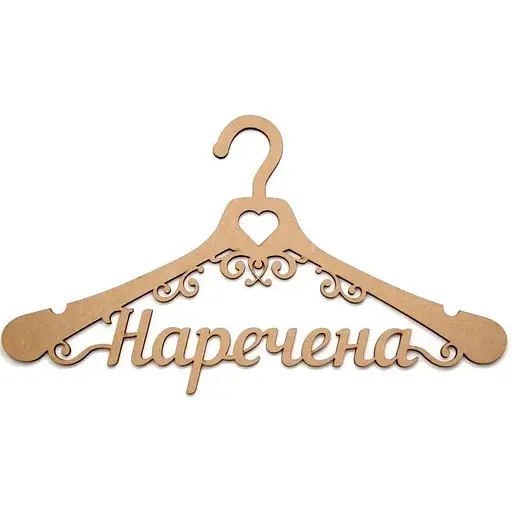 Заготовка вішак Rosa Talent Наречена МДФ