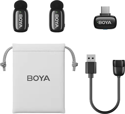 Микрофон Boya mini-23 Type-C Black (mini-23) - фото 2