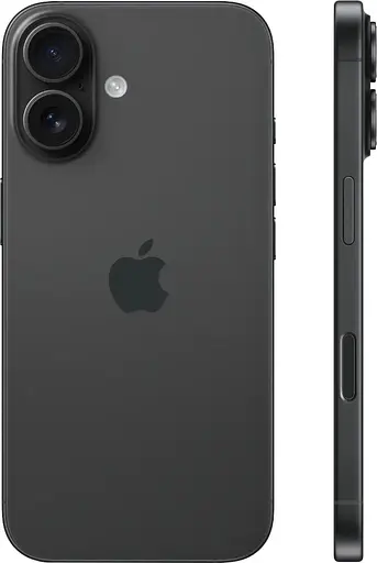 Смартфон Apple iPhone 16 128GB Black (MYE73) - фото 2