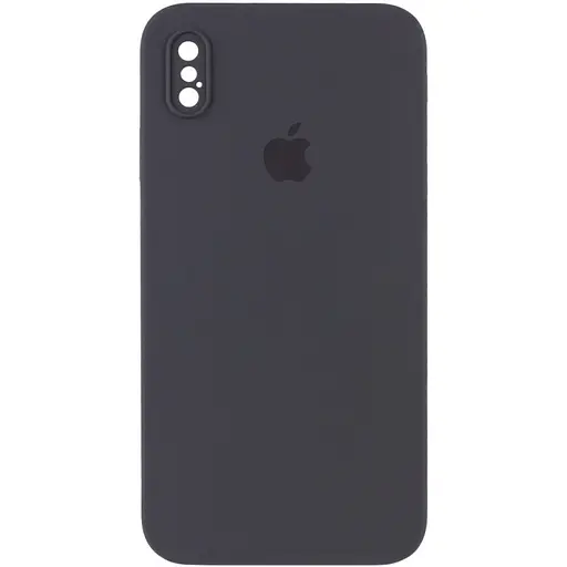 Чехол Silicone Case Square Full Camera Protective AA для Apple iPhone XS Max 6.5 Серый/Dark Gray