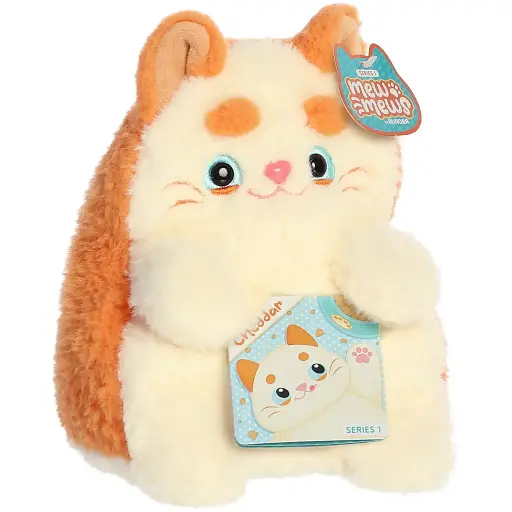 М'яка іграшка Aurora Кіт Чеддер біло-рудий 20 см (230396G)