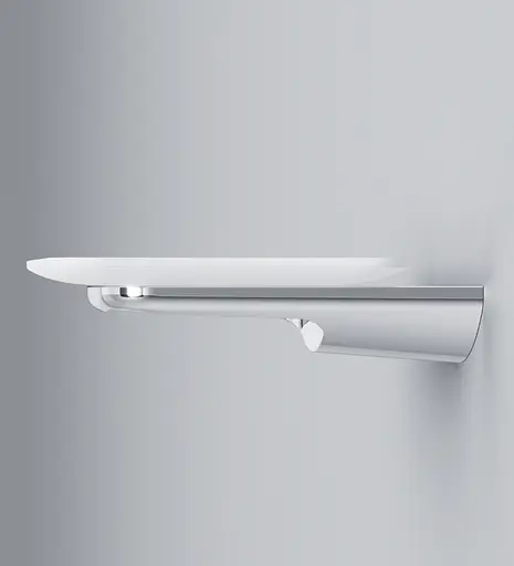 Мильниця Am.Pm Inspire 2.0 скляна з настінним тримачем хром A50A34200, Хром - фото 5