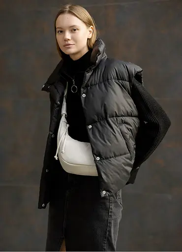 Женская сумка Sambag HOBO S белый 30 х 13 х 8 см (53100030) - фото 5