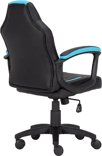 Геймерское детское кресло GT Racer черное с синим (X-1414 Black/Light Blue) - фото 3