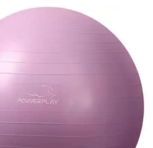 М'яч для фітнесу (фітбол) PowerPlay 4001 Ø75 cm Gymball Фіолетовий + помпа (PP_4001_75_Voilet) - фото 4