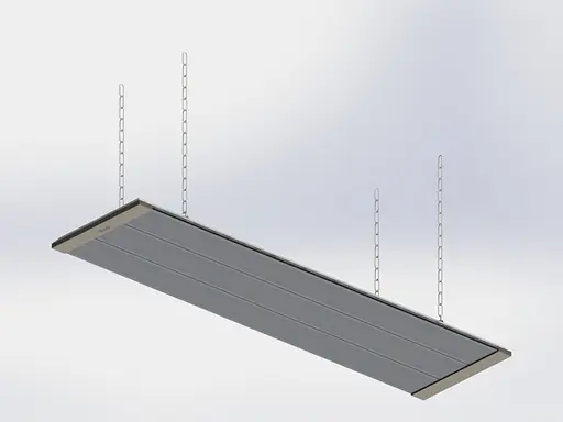 Потолочный алюминиевый обогреватель HSteel IAH 4000 S - фото 3