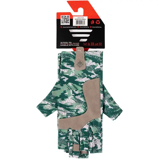 Рукавички Favorite Solar Fishing Gloves 5 Cut L/XL к:green - фото 6
