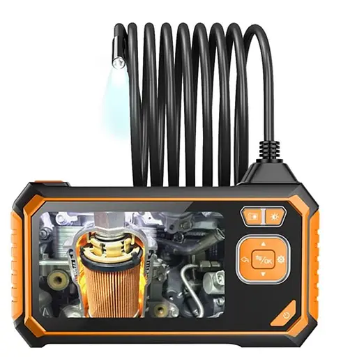 Ендоскоп автомобільний технічний з дисплеєм 4.3" Inscam 113, 1 камера, 8 мм діаметр, 1 метр (100749-1)