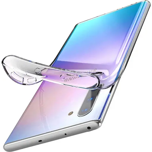 TPU чохол Epic Transparent 1,5mm для Samsung Galaxy Note 10 Безбарвний (прозорий) - фото 4