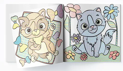 Водяні розмальовки. Котики - фото 3