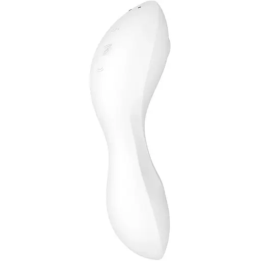 Вакуумный смарт-стимулятор с вибрацией Satisfyer Curvy Trinity 5+ Белый - фото 6
