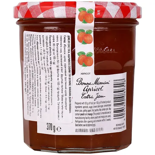 Джем Bonne Maman экстра абрикосовый 370 г - фото 2