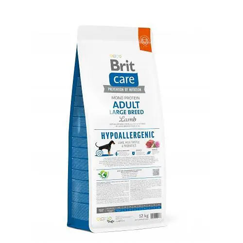 Сухой корм Brit Care Dog Hypoallergenic Adult Large Breed для собак крупных пород, гипоаллергенный с ягненком, 12 кг - фото 3