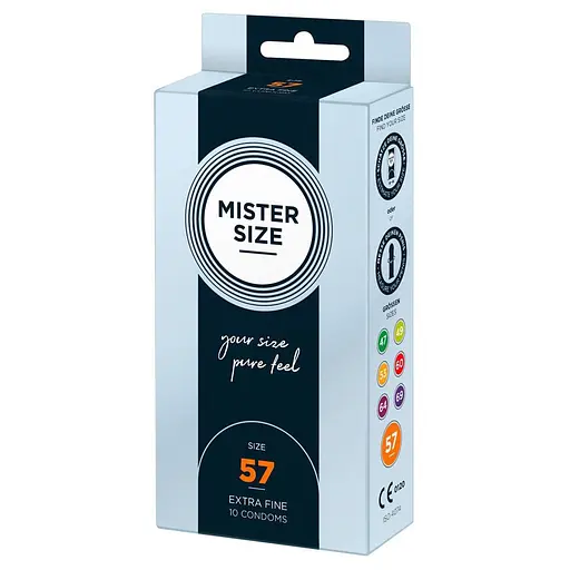 Презервативи Mister Size 57 прозорий 10 шт.