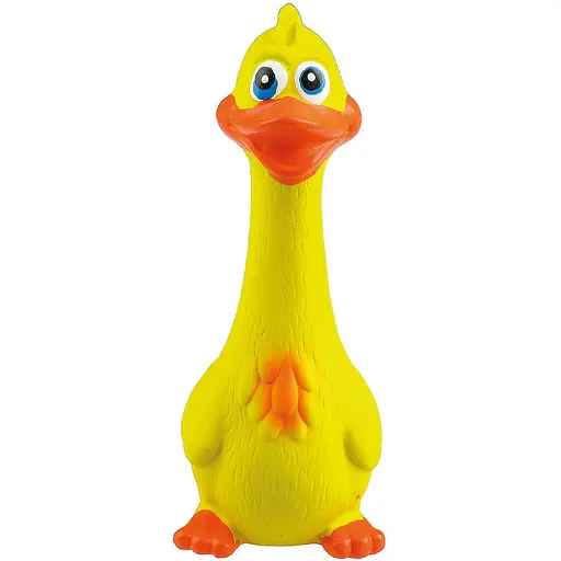 Игрушка для собак Tatrapet Toys Fun латексная Утка с пищалкой 19 см 