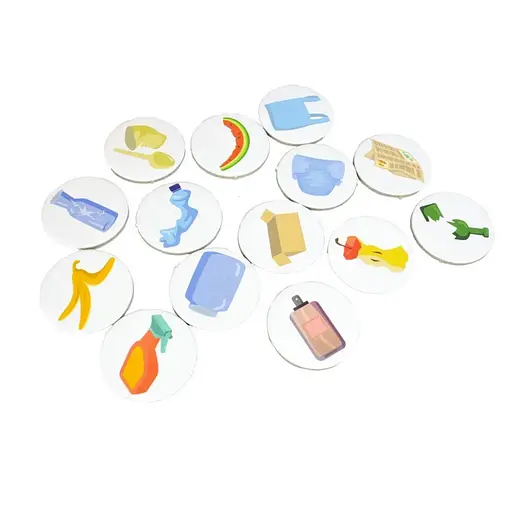 Дерев'яна розвиваюча гра "Сортуємо відходи" 900798 - фото 4