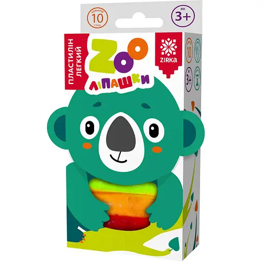 Пластилин Zirka ZOOлепашки Коала 10 шт. (465310)
