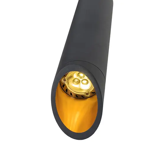 Люстра подвесная Brille тубус GU10 50W BK (AL-701S/1) - фото 3