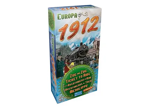 Настільна гра Days of Wonder Квиток на поїзд: Європа 1912 (Ticket to Ride - Europe 1912 Expansion - MULTI) (англ.) (DOW720111)