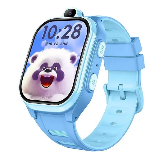 Детские смарт-часы Lemfo AS10 голубой - фото 1