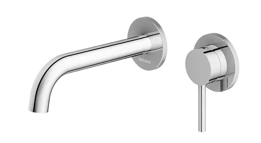 Смеситель для умывальника Kohlman Axel хром + Box скрытого монтажа QW180A Хром - фото 1