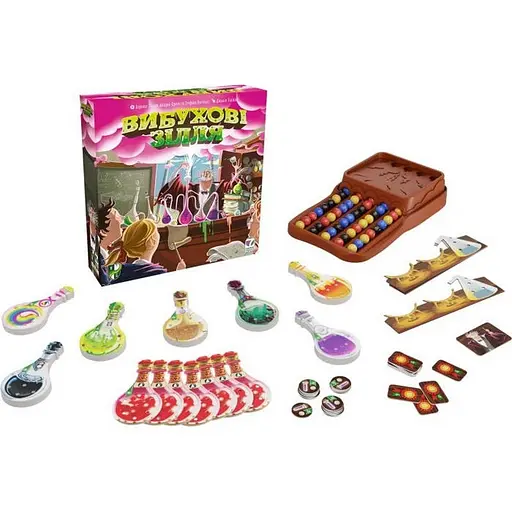 Настільна гра "Вибухові зілля" Games7Days G7D066UA 80 бульбашок з інгредієнтами - фото 2