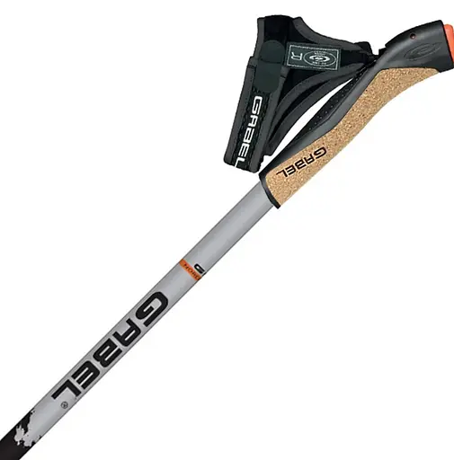 Палиці для скандинавської ходьби Gabel X-1.35 Active Knife Black/Orange 115 (7008361151150) (DAS301835) - фото 2