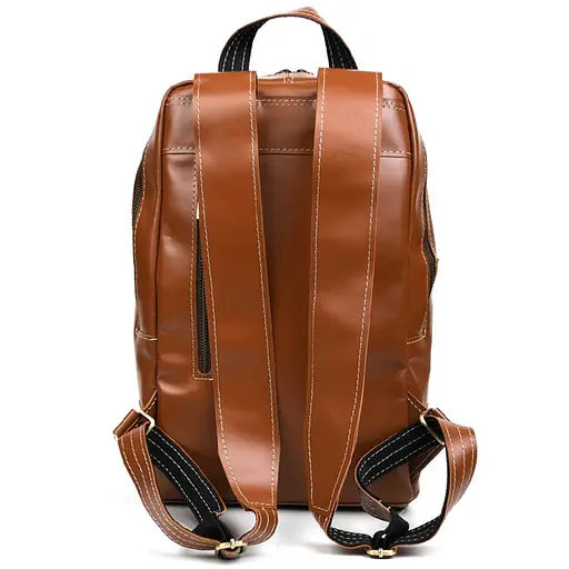 Женский кожаный рюкзак TARWA 27х36х13 см sum0028649 - фото 3