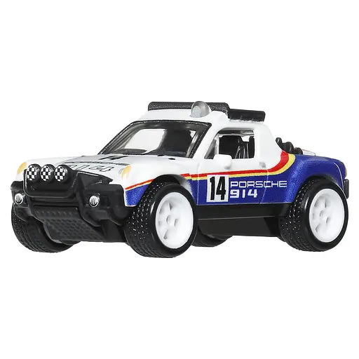 Коллекционная машинка Hot Wheels Premium Car Culture Porsche 914 Safari (JKF22) - фото 1