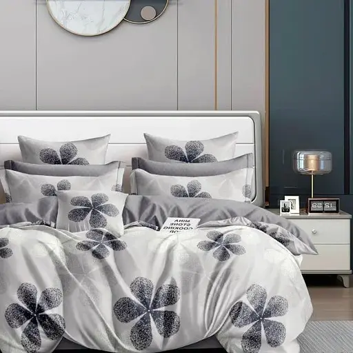 Комплект постільної білизни Viluta євро ранфорс 24269 100% бавовна - фото 1