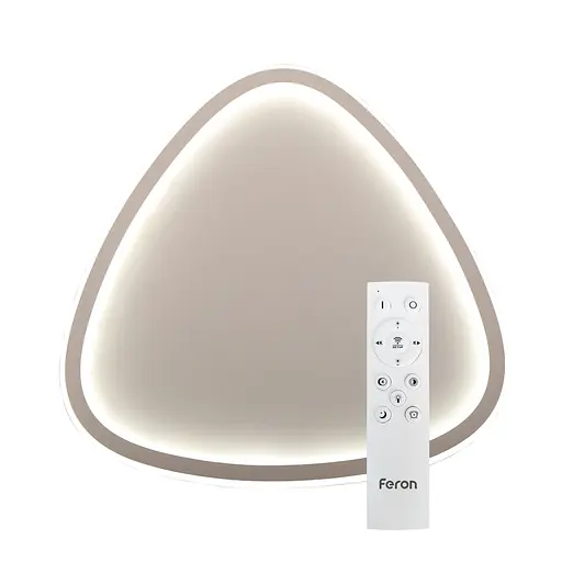 Світлодіодна накладна люстра Feron AL6090 TRIANGLE 60Вт білий - фото 2