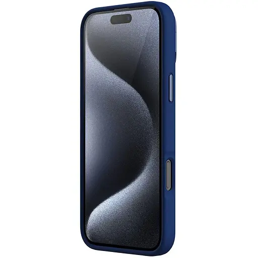 Чохол Silicone Nillkin LensWing Prop Magnetic для Apple iPhone 16 Pro 6.3 Синій/Blue - фото 5