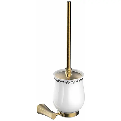 Ершик для туалета с настенным держателем Imprese Cuthna antiqua 150280, Бронза - фото 1