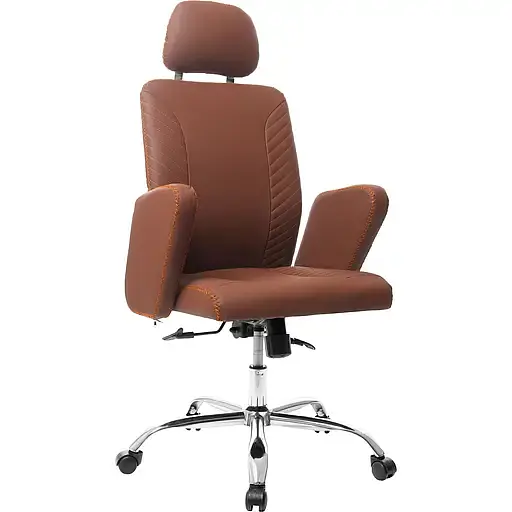 Офисное кресло GT Racer B-2380, коричневое (B-2380 Brown) - фото 1