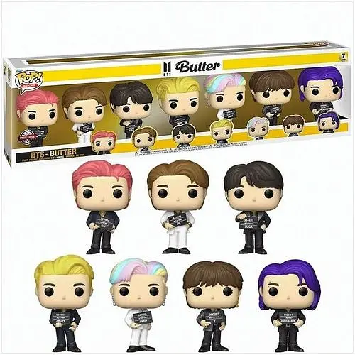 Набір фігурок Funko Pop BTS 7 Pack БТС Набір 7 штук 10 см BTS 7PK - фото 1